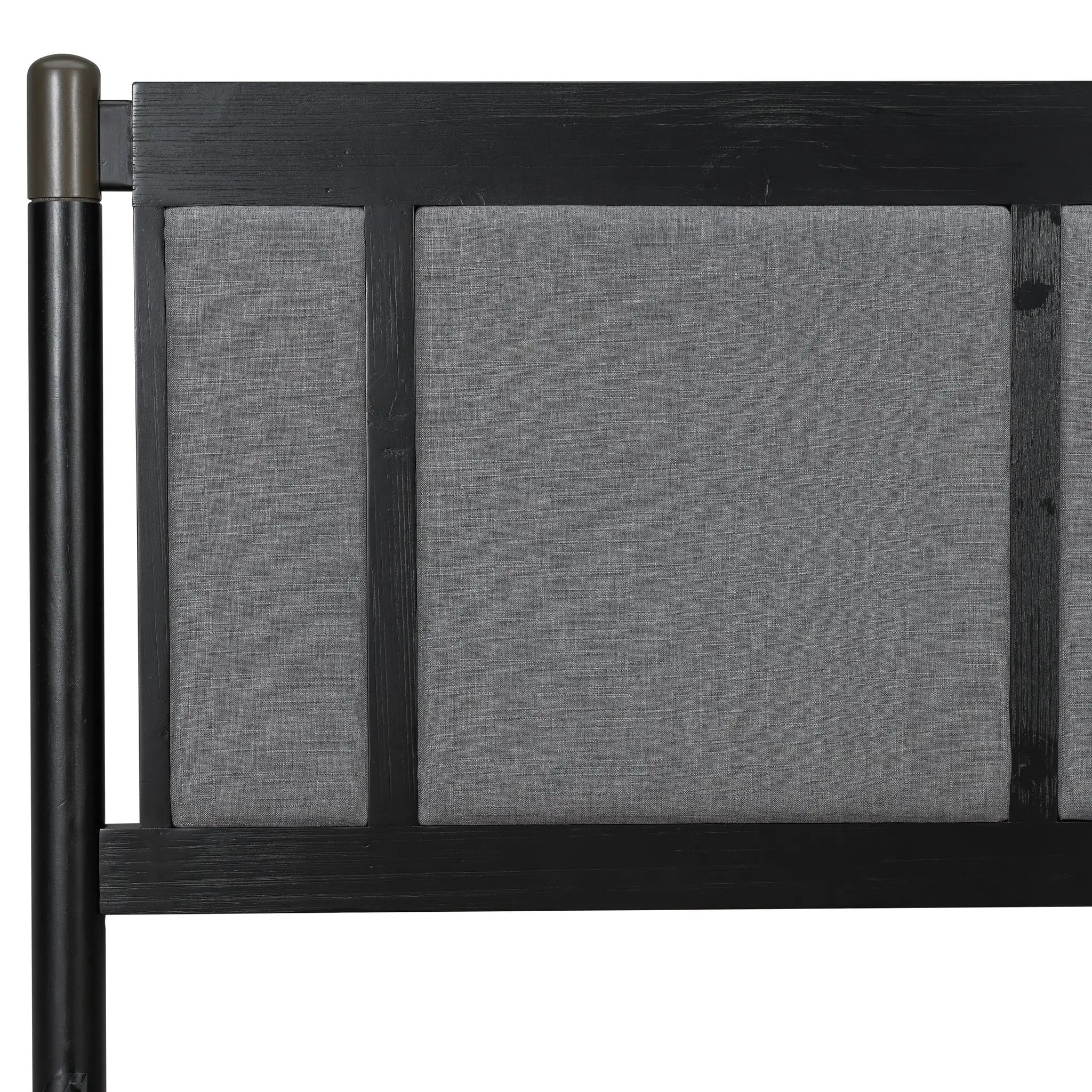 Solid Wood Queen Bed, Heavy Duty 500 lbs Support, No Box Spring Needed by HouseOfZazla