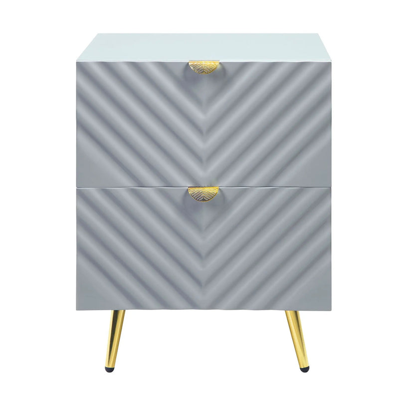 Gaines - High Gloss Nightstand by Unique Piece Furniture