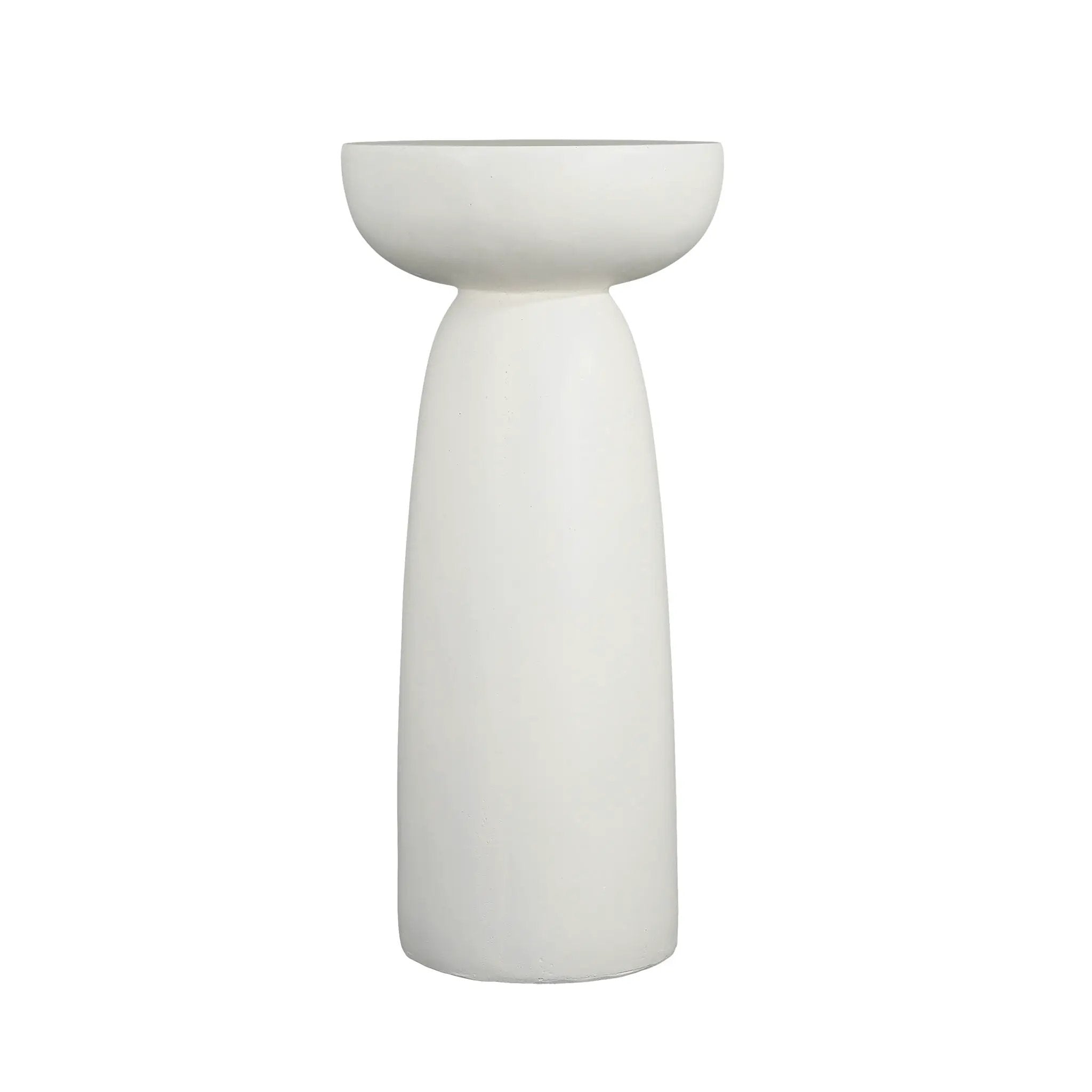 Magnesium Oxide Plant Stand - White by HouseOfZazla