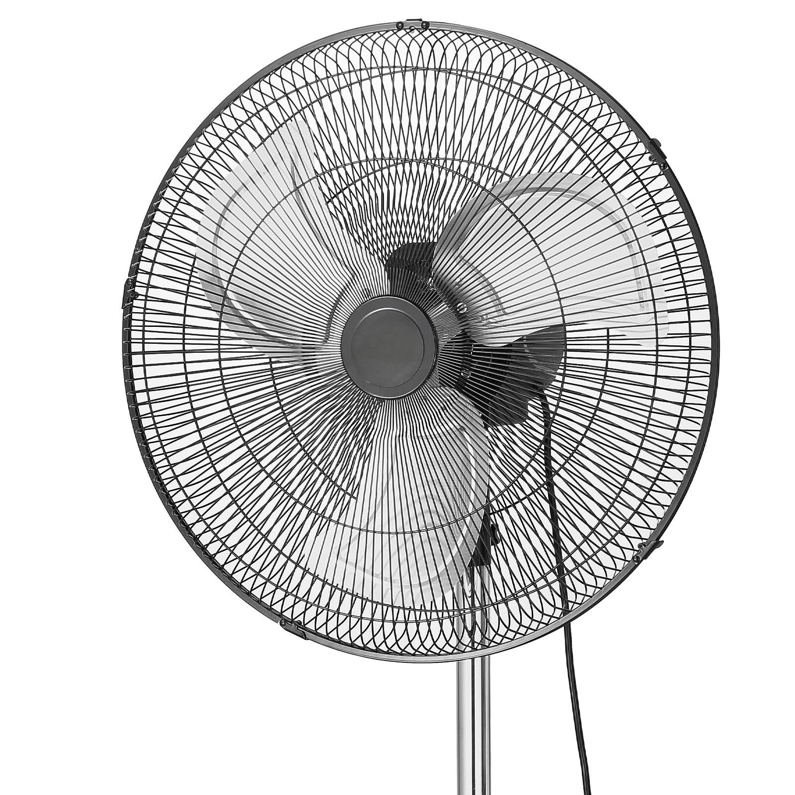 18" Industrial Pedestal Fan 3-Speed Oscillating Fan with Adjustable Height by HouseOfZazla