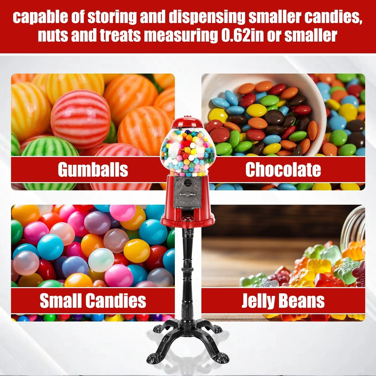15 Inch Commercial Gumball Machine by HouseOfZazla