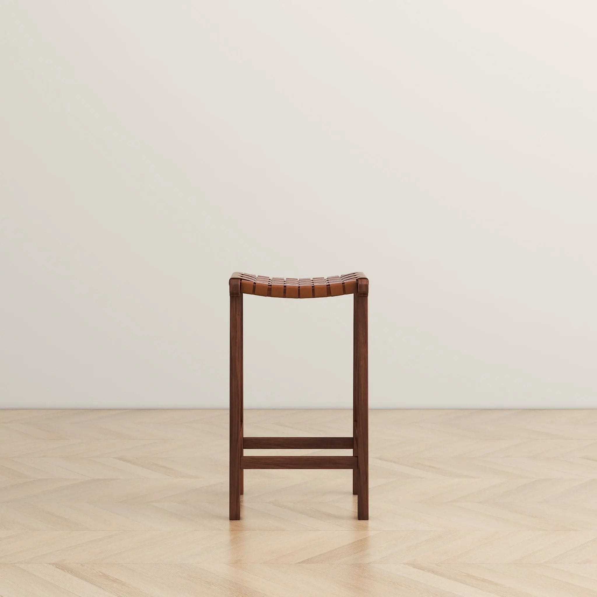 James - Mid-Century Modern Genuine Counter Stool by HouseOfZazla