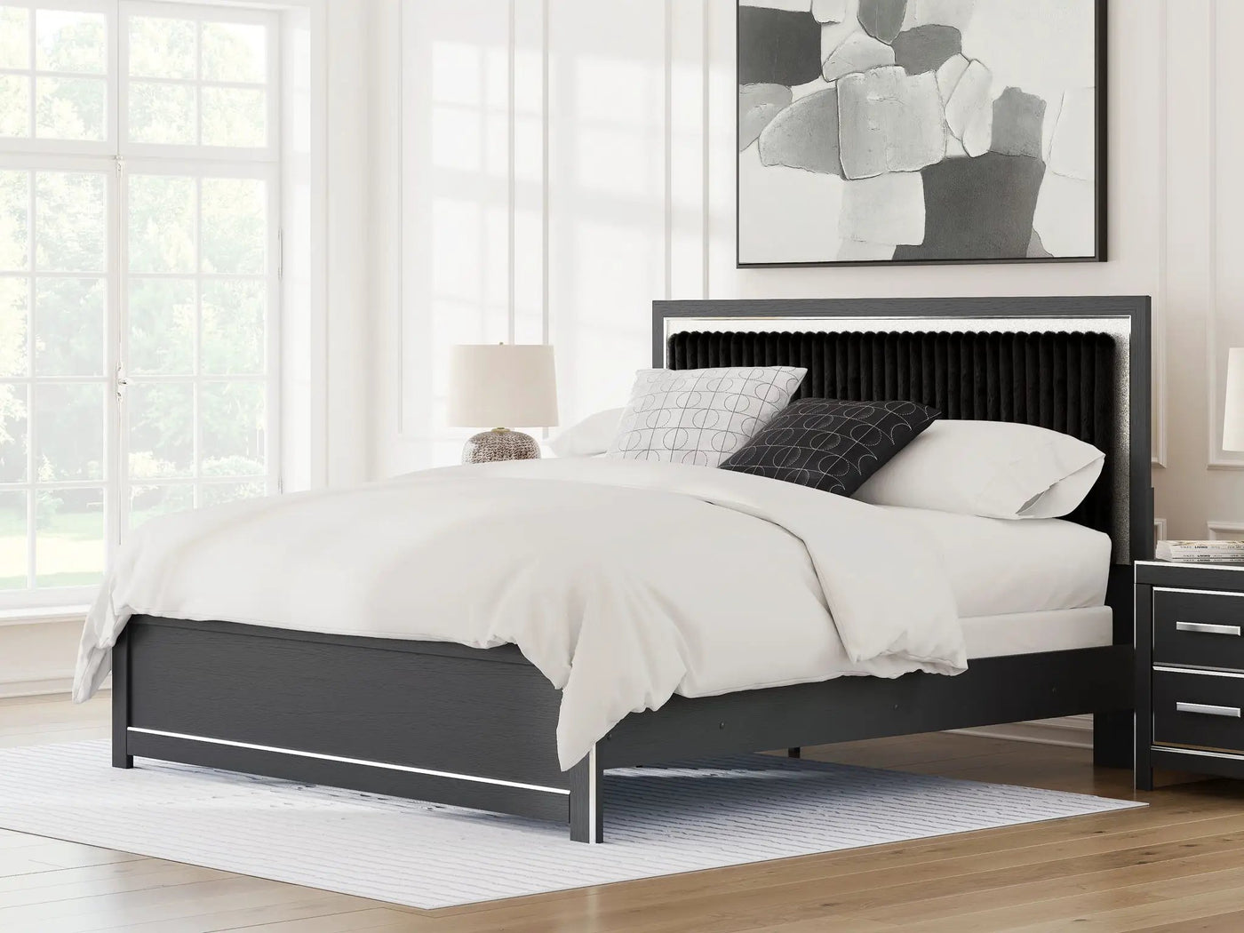Zuraleus - Upholstered Panel Bed by Unique Piece Furniture