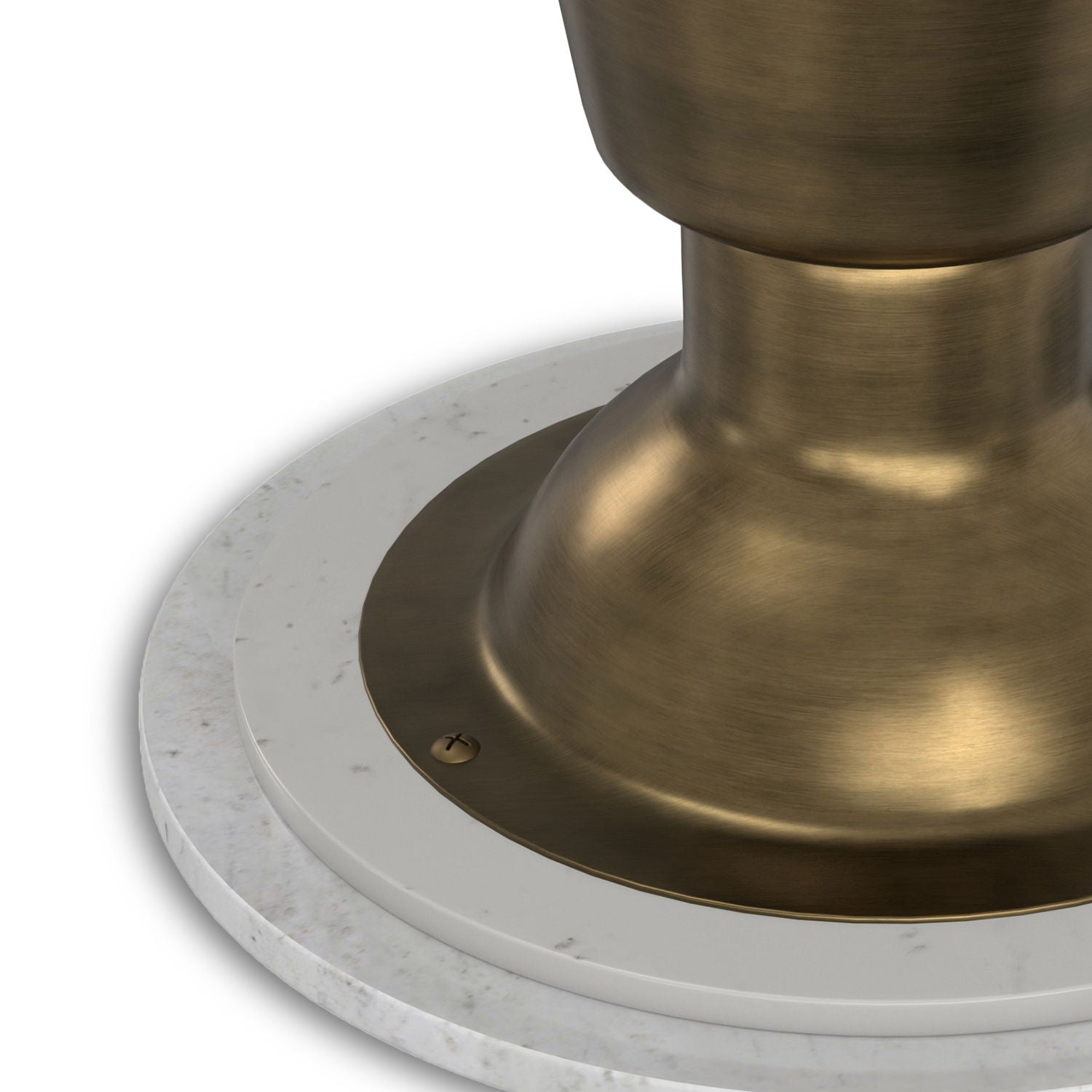 Leyla - Side Table - Antique Brass by HouseOfZazla