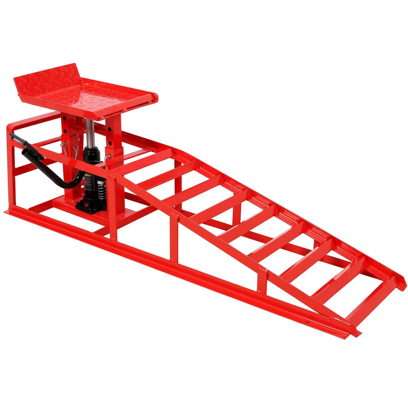 Auto Car Truck Service Ramps with Pedal - 5 Ton Hydraulic Lift by HouseOfZazla