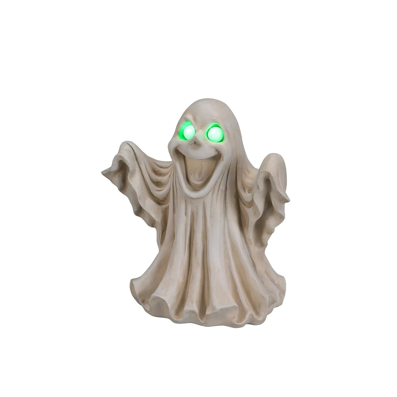 Halloween Ghost Figurine - LED Light Up with Glowing Eyes by HouseOfZazla