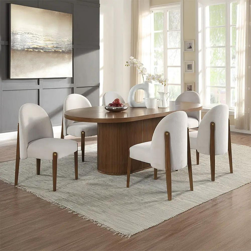 Gamarya - Dining Table - Dark Oak by Unique Piece Furniture