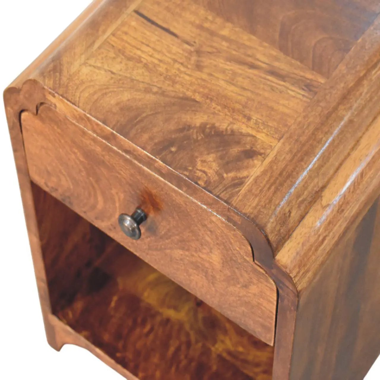 Newton - Nightstand With A Drawer And Open Shelf by Unique Piece Furniture