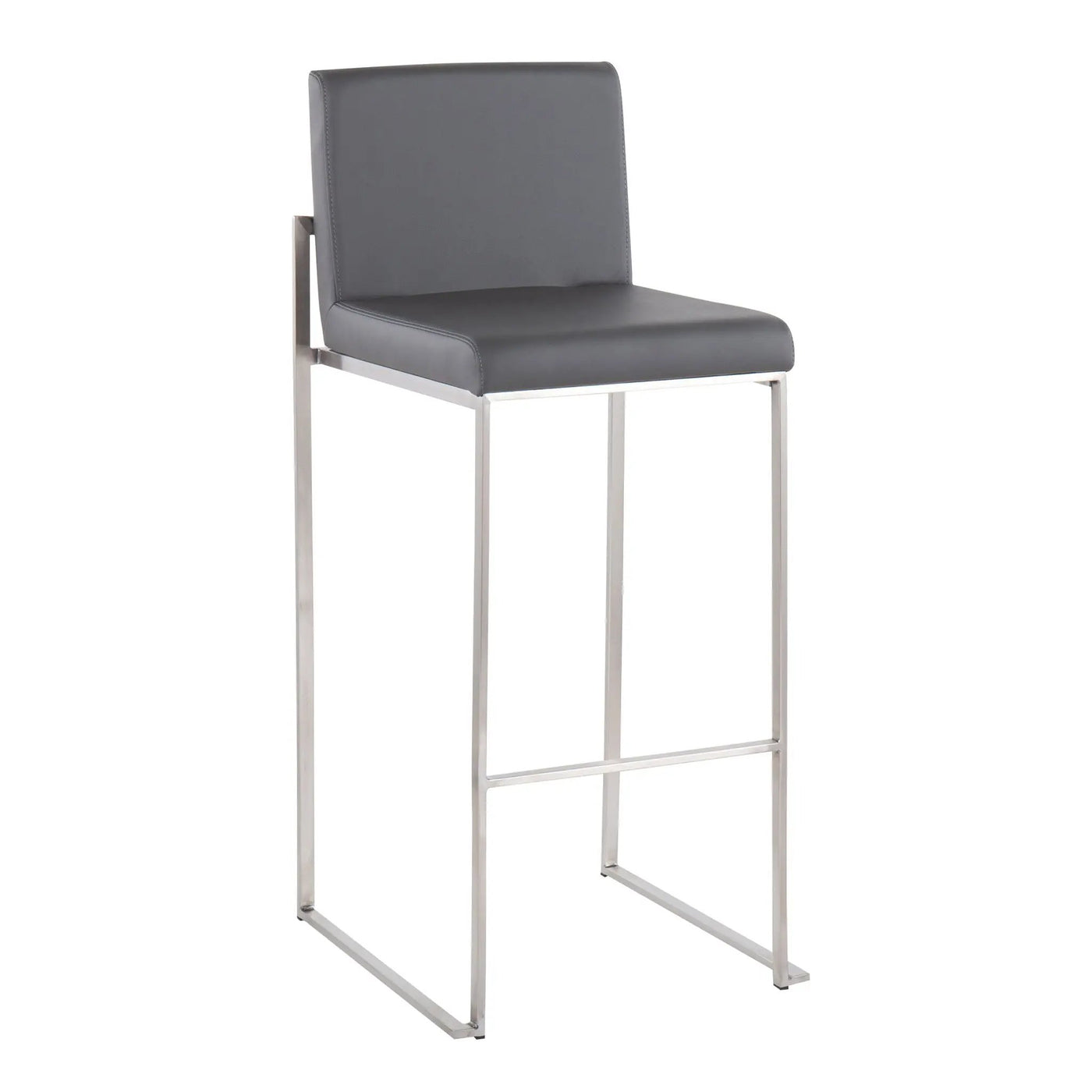 Fuji - Contemporary And Modern Elegance High Back Barstool by HouseOfZazla