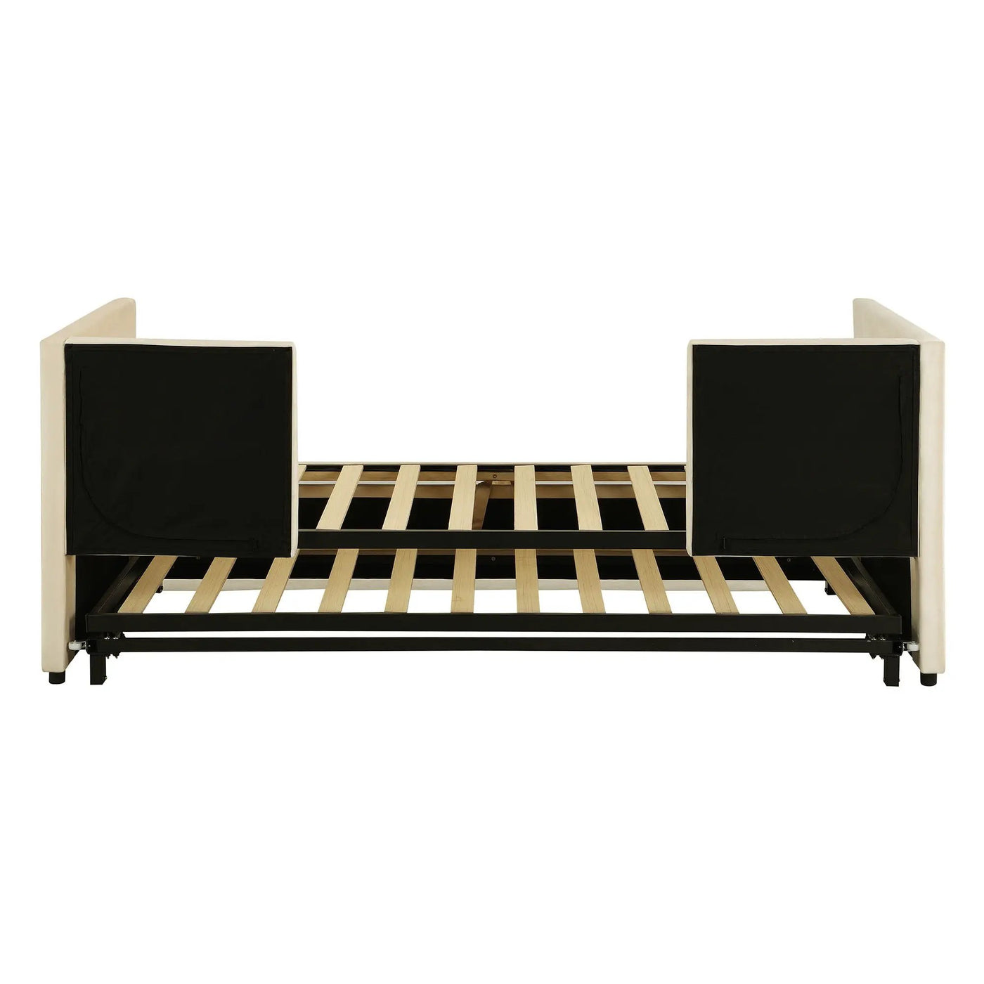 Twin Size Upholstered Daybed With Pop Up Trundle by Unique Piece Furniture