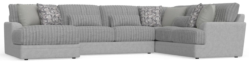 Titan - Sectional With Comfort Coil Seating And Accent Pillows Included by Unique Piece Furniture