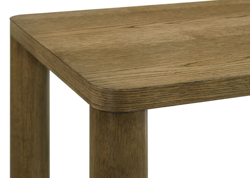 Castlewood 2-piece Cocktail Coffee Table Set Brown Oak by Unique Piece Furniture