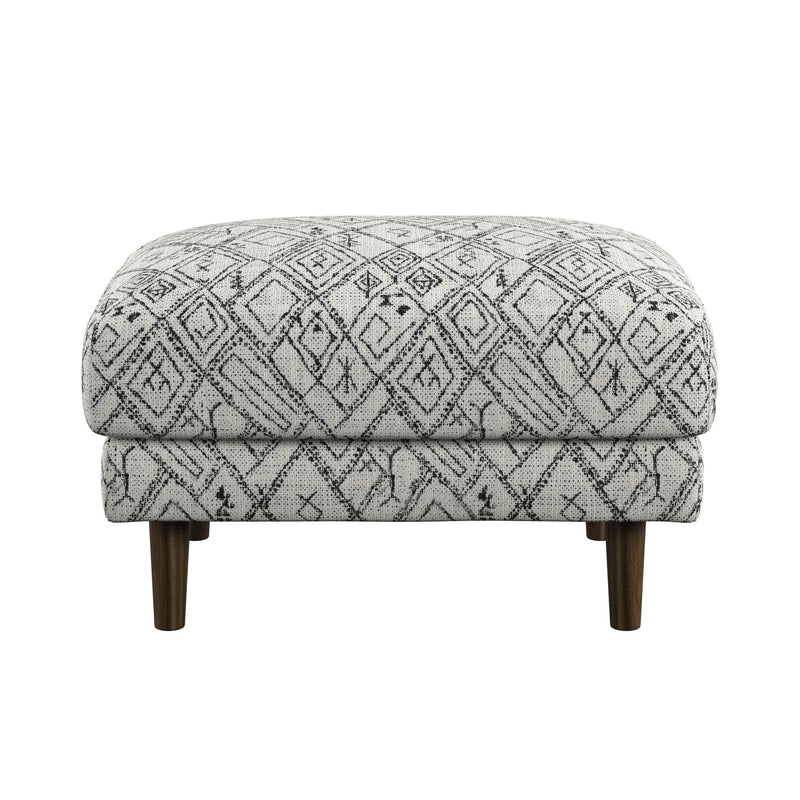 Abstract Ottoman - Black by Unique Piece Furniture