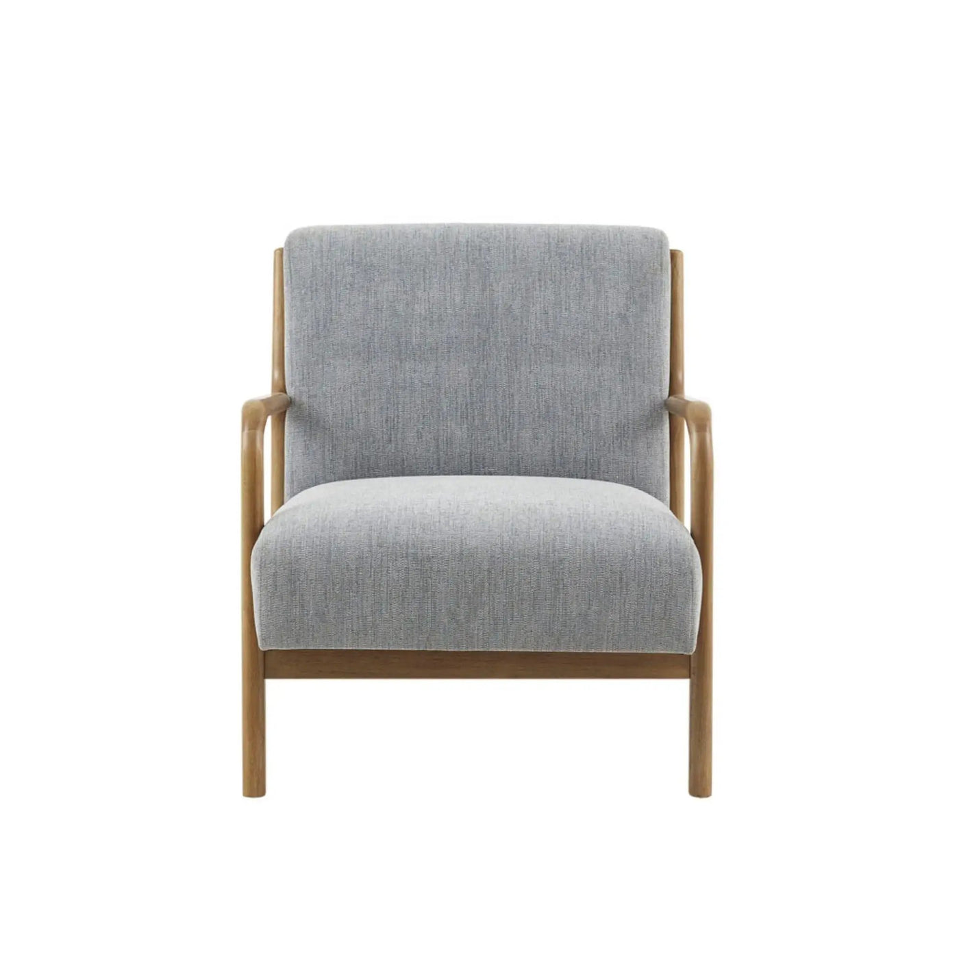 Mid-Century Style Lounge Chair With Upholstered Seat by Unique Piece Furniture
