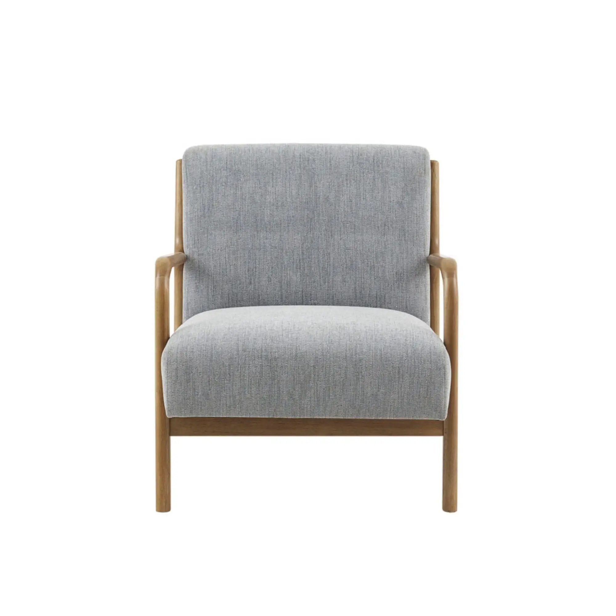 Mid-Century Style Lounge Chair With Upholstered Seat by Unique Piece Furniture