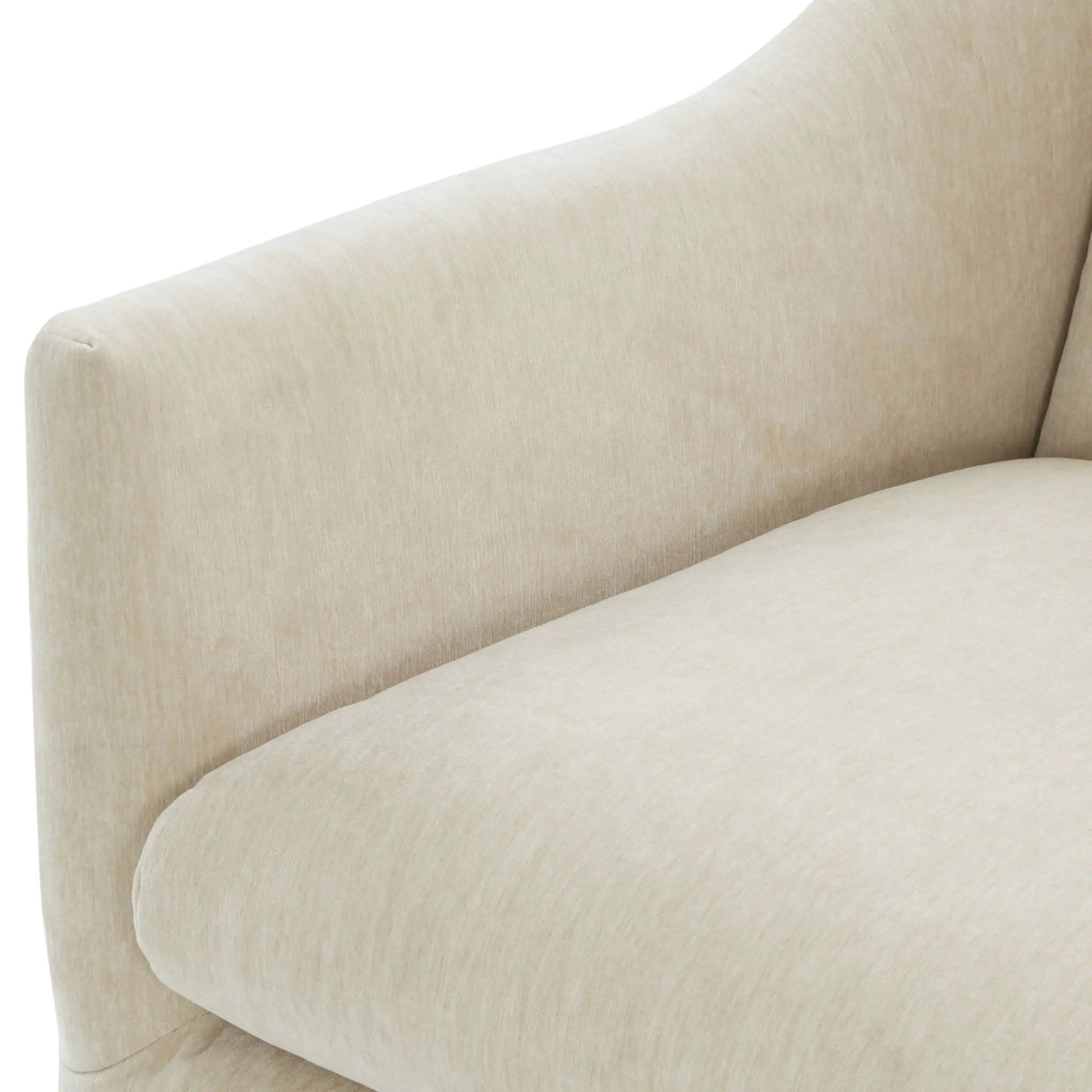 Luisa - Skirted Swivel Accent Chair by HouseOfZazla