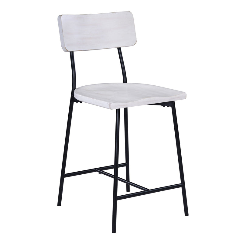 Badin - Counter Stool - White Washed by HouseOfZazla