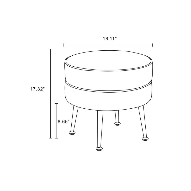 Bailey - Accent Ottoman by HouseOfZazla
