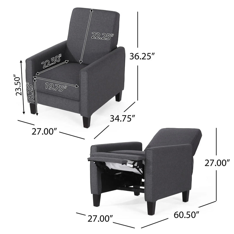 Elegant Push Back Chair for Home by HouseOfZazla