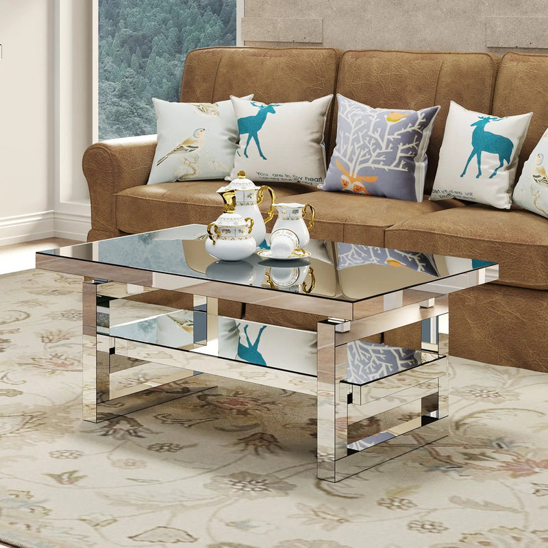 Modern Square Luxury Coffee Table by HouseOfZazla