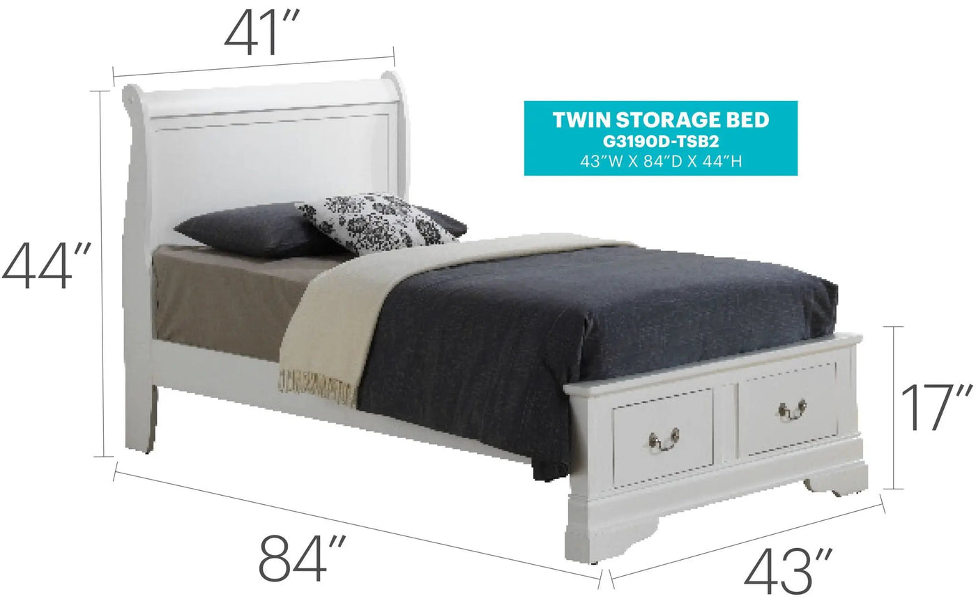 Upholstered Panel Sleigh Bed Design by HouseOfZazla