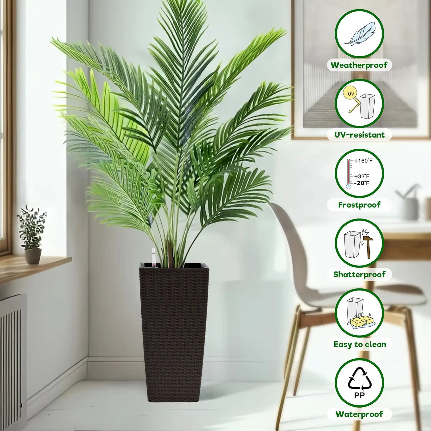 Indoor Outdoor Planter With Automatic Watering System by HouseOfZazla