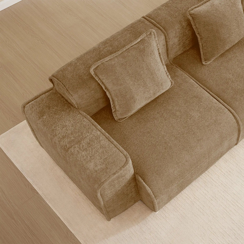 Streamlined Design Modular 4 Seat U Shape Sectional Sofa by HouseOfZazla