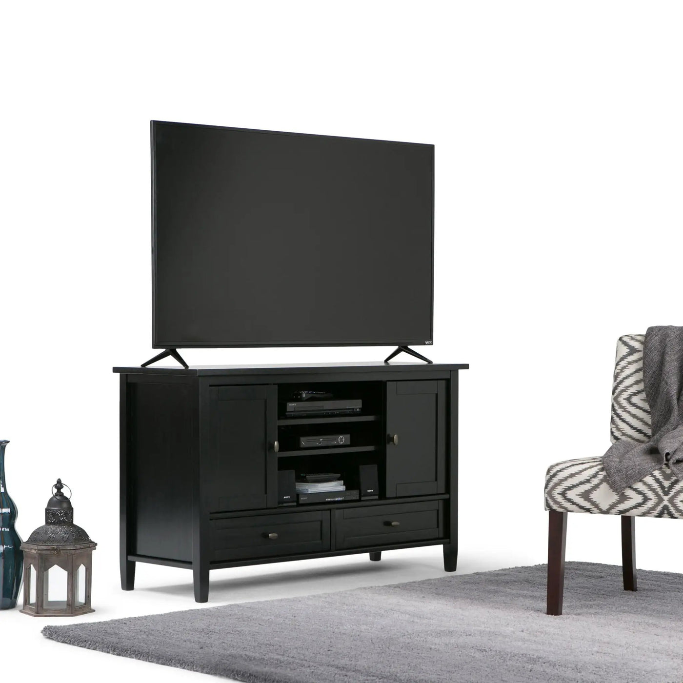 Warm Shaker - TV Media Stand Handcrafted by HouseOfZazla