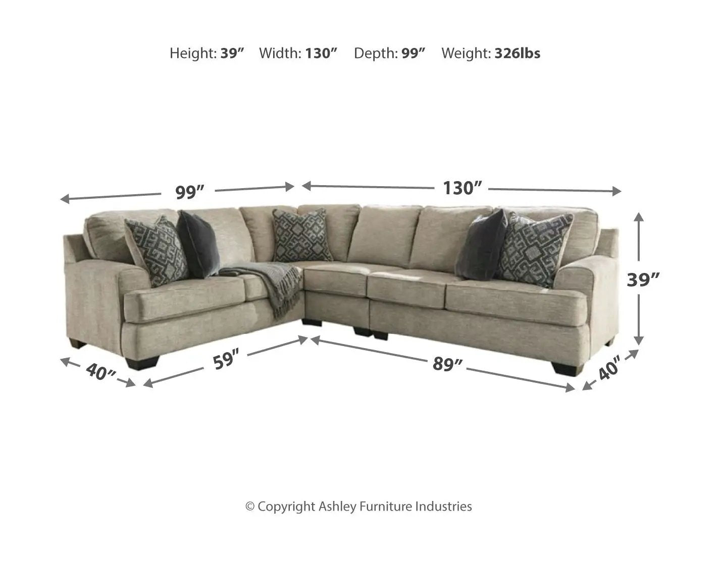 Bovarian - Sectional Set by Unique Piece Furniture
