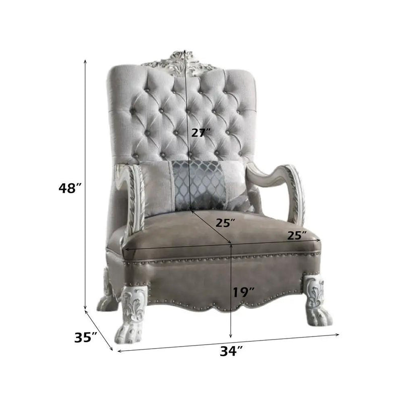 Dresden - Chair w/1 Pillow by Unique Piece Furniture
