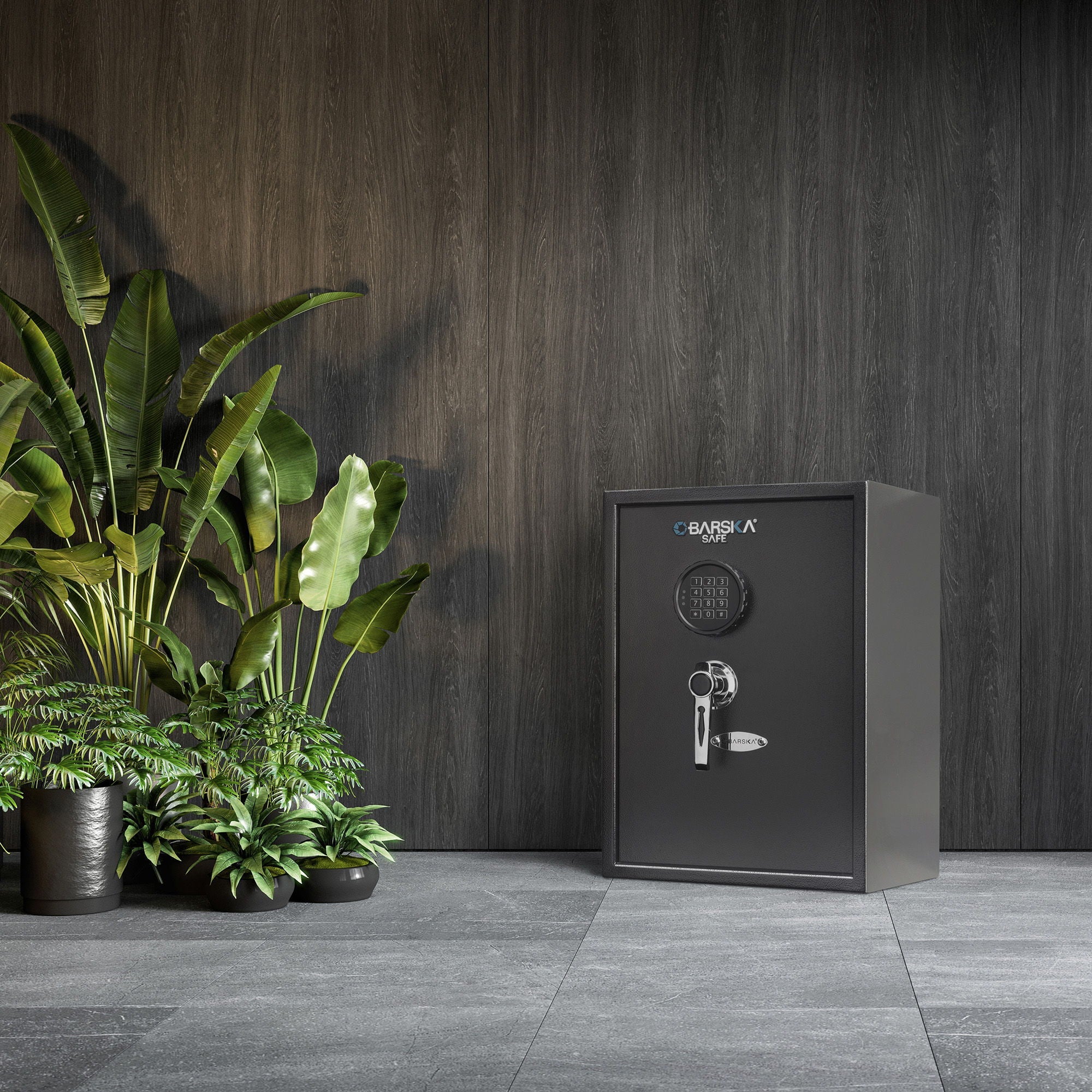 Large Digital Keypad Safe 1 45 Cubic Ft - Black by HouseOfZazla