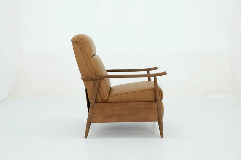 Hampton (B) - Recliner Push Thru The Arms - Santa Fe-Brandy by Unique Piece Furniture
