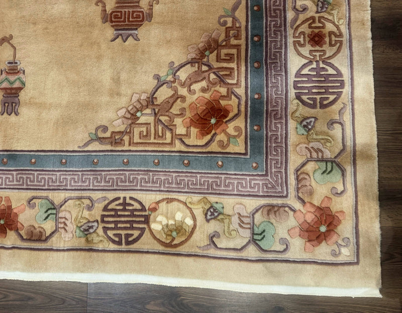Chinese Wool Rug 8x12, Chinese 90 Line Rug by Jewel Rugs