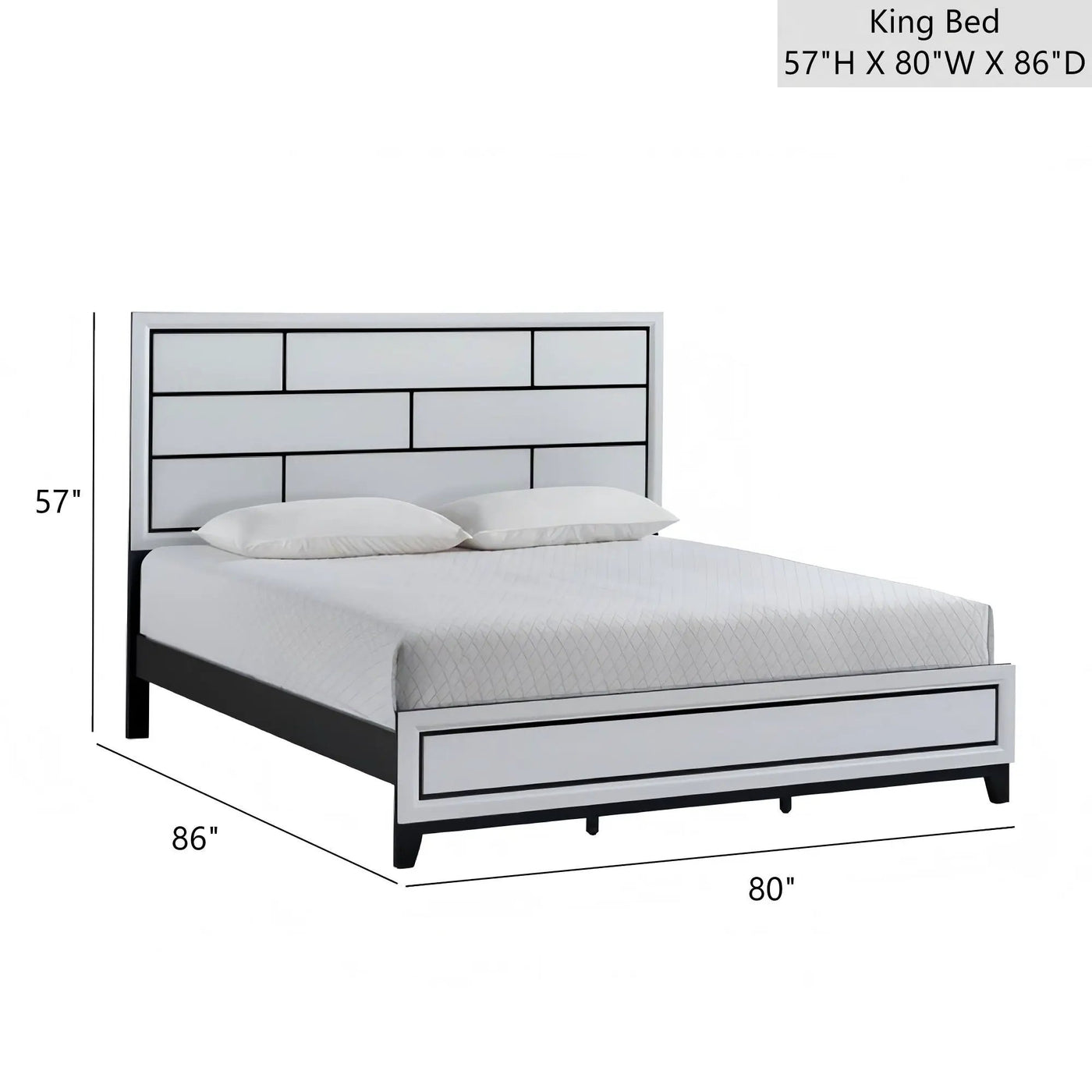 Glasgow - Bed Frame With Durable Construction by Unique Piece Furniture