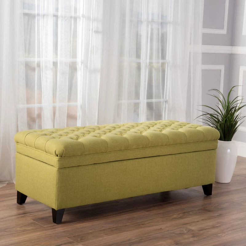 Juliana Storage Ottoman With Birch Legs by HouseOfZazla