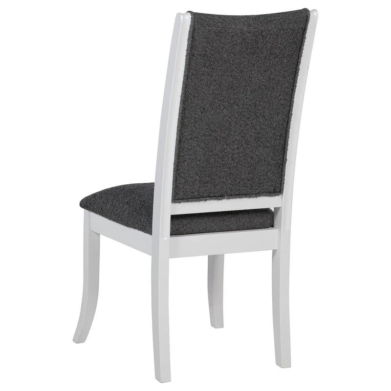 Judd 7-piece 54-inch Round Wood Dining Table Set Pearl White by Unique Piece Furniture