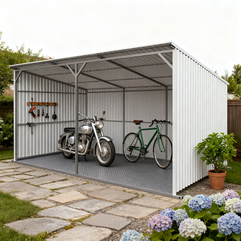 20Ft x 12Ft Livestock Metal Shed – Heavy-Duty Steel Shelter by HouseOfZazla