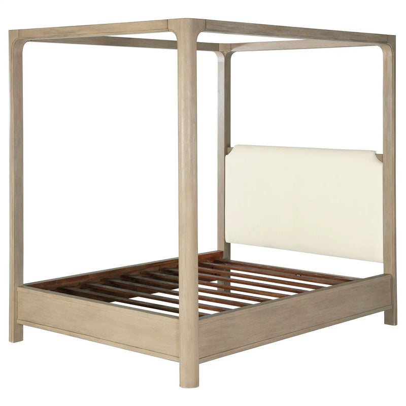 Solano 85-inch Eastern King Canopy Bed Weathered Mango by Unique Piece Furniture