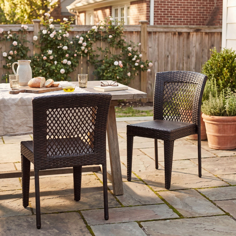 Outdoor Dining Stackable Chairs by HouseOfZazla