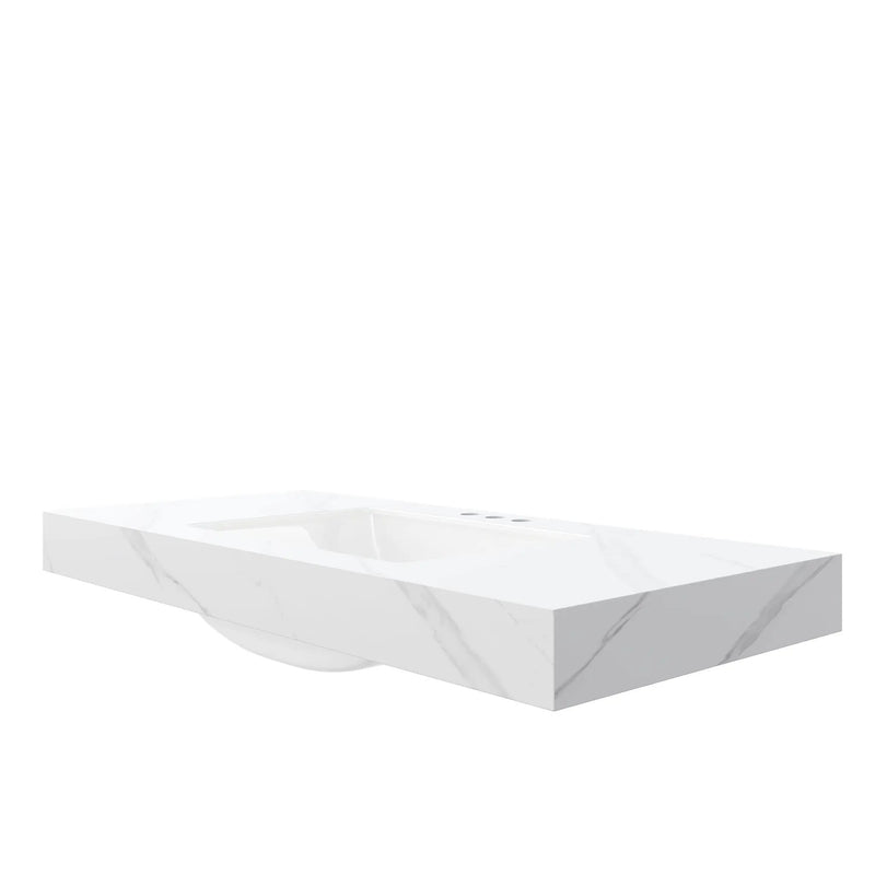 48" MURI Carrara Bathroom Vanity by HouseOfZazla