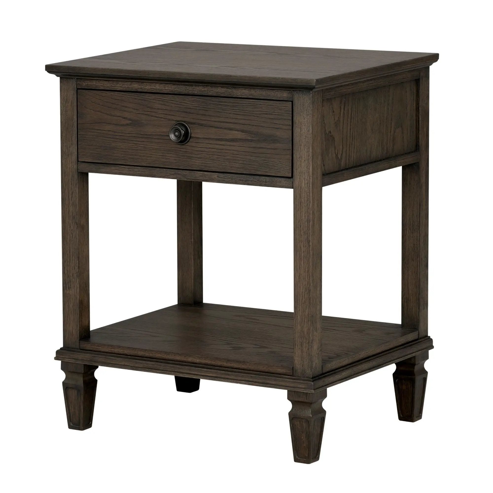 Victoria - Bedside Table With Drawer And Shelf by Unique Piece Furniture