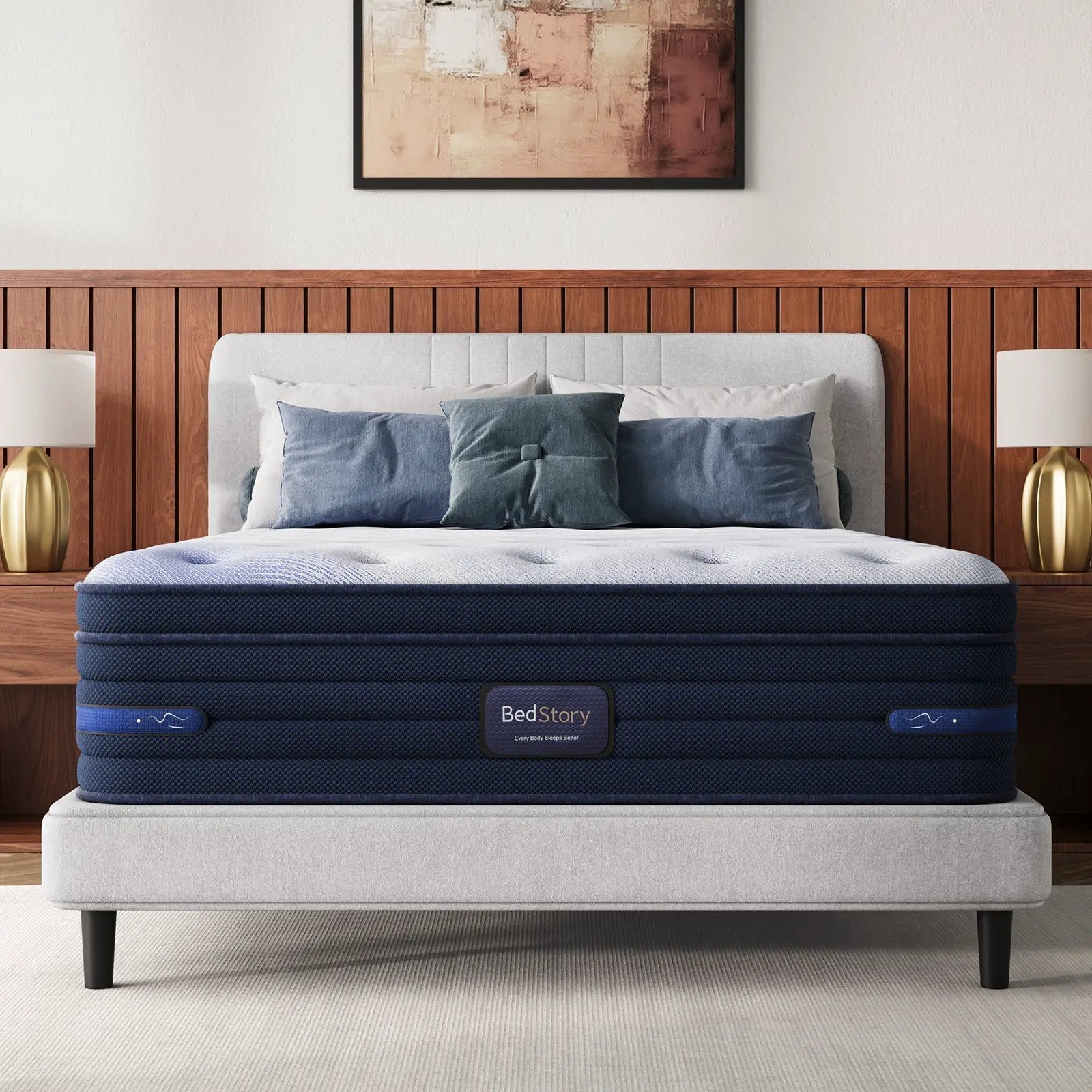 Bedstory Spine Align Pro 13" Twin Firm Cooling Hybrid Mattress by HouseOfZazla