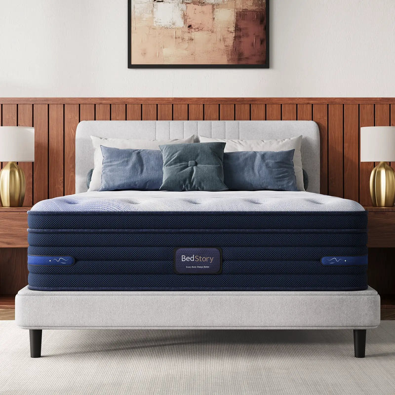 Bedstory Spine Align Pro 13" Twin Firm Cooling Hybrid Mattress by HouseOfZazla
