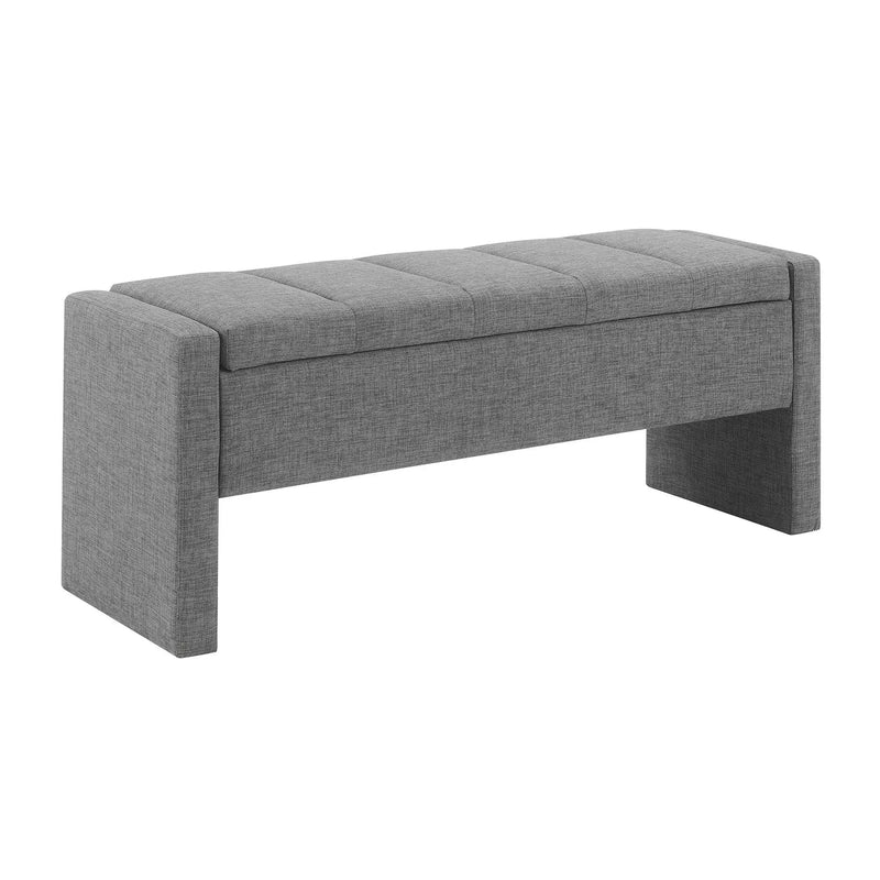 Modern Upholstered Large Bed End Bench With Storage by Unique Piece Furniture