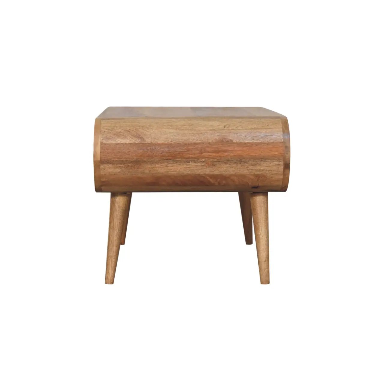 Solid Wood Open Oak-ish Coffee Table, Nordic Legs by HouseOfZazla