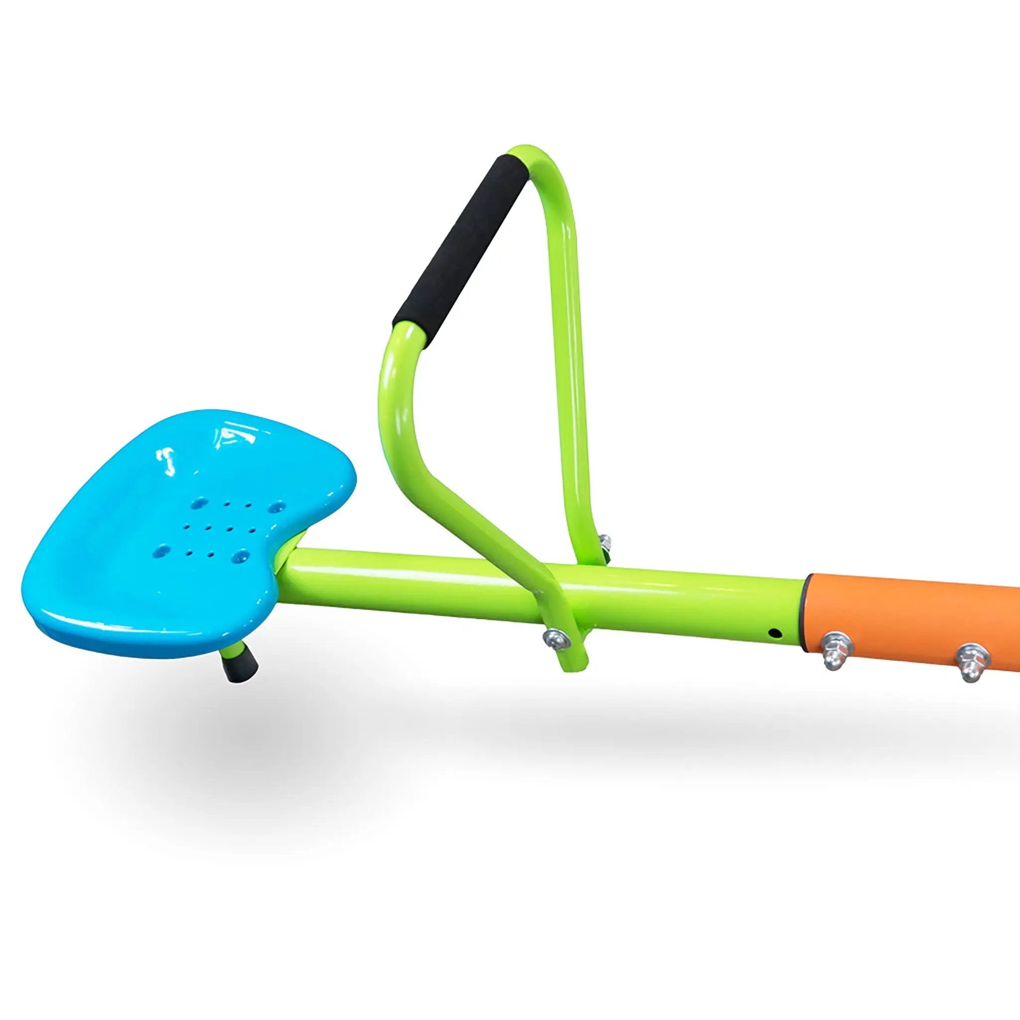 Xss004 Outdoor Playground Four Seats Seesaw For Kids 360 Degree Rotating Sturdy Plastic Seat Seesaw For Kids Seesaw For Kids Age 3+ - Green / Blue by HouseOfZazla