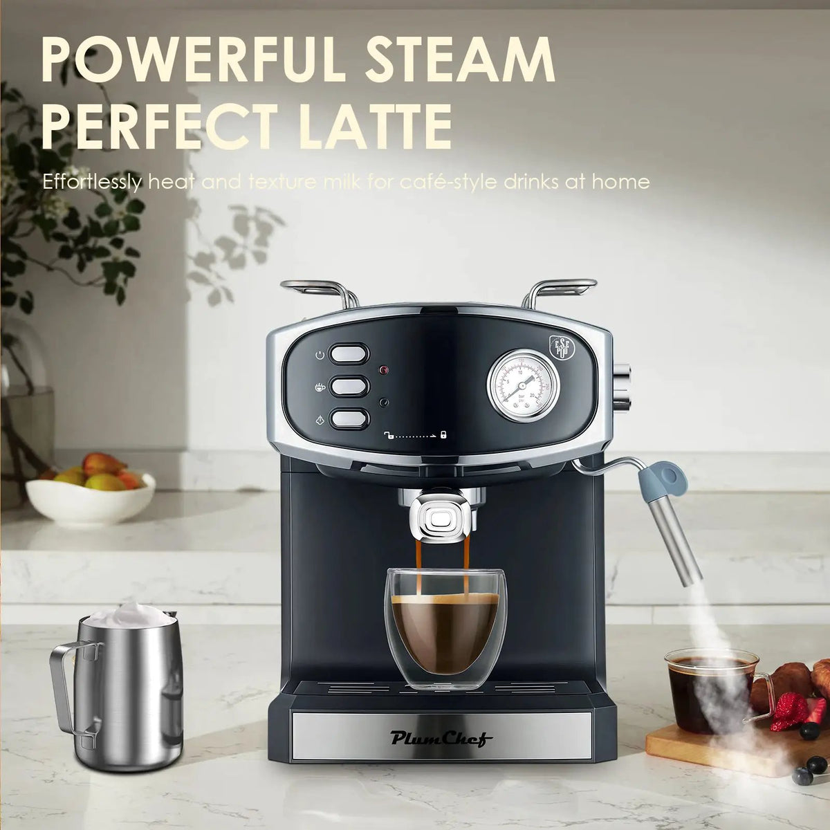 Plum Chef 20 Bar Espresso Machine by HouseOfZazla