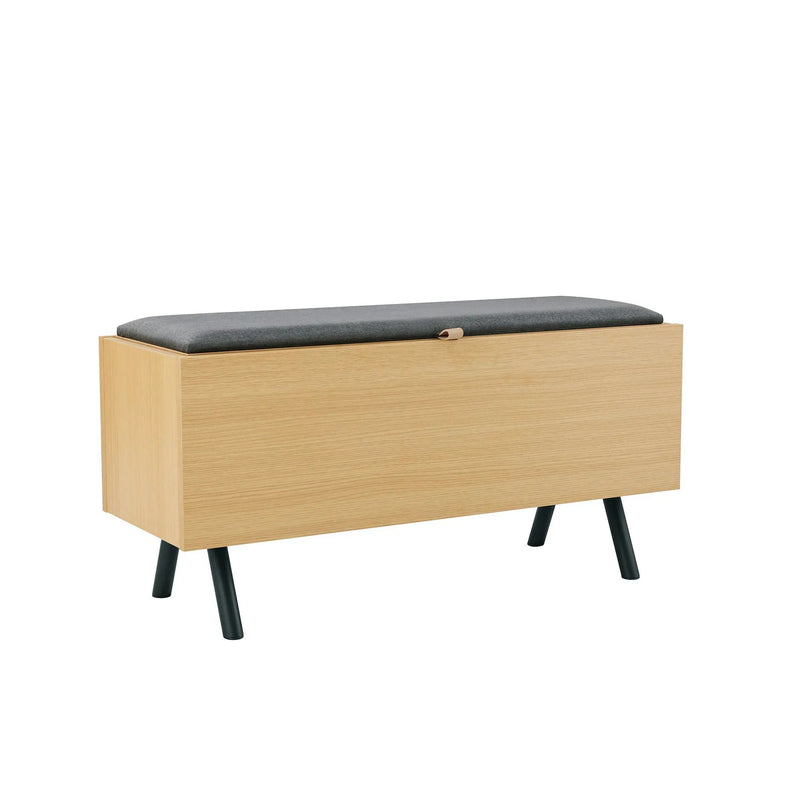 Paloma - Accent Storage Bench With Lift Top - Light Oak by HouseOfZazla