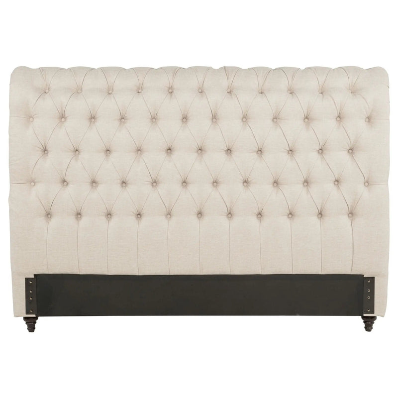Devon 57-inch Upholstered Full Headboard Beige by Unique Piece Furniture