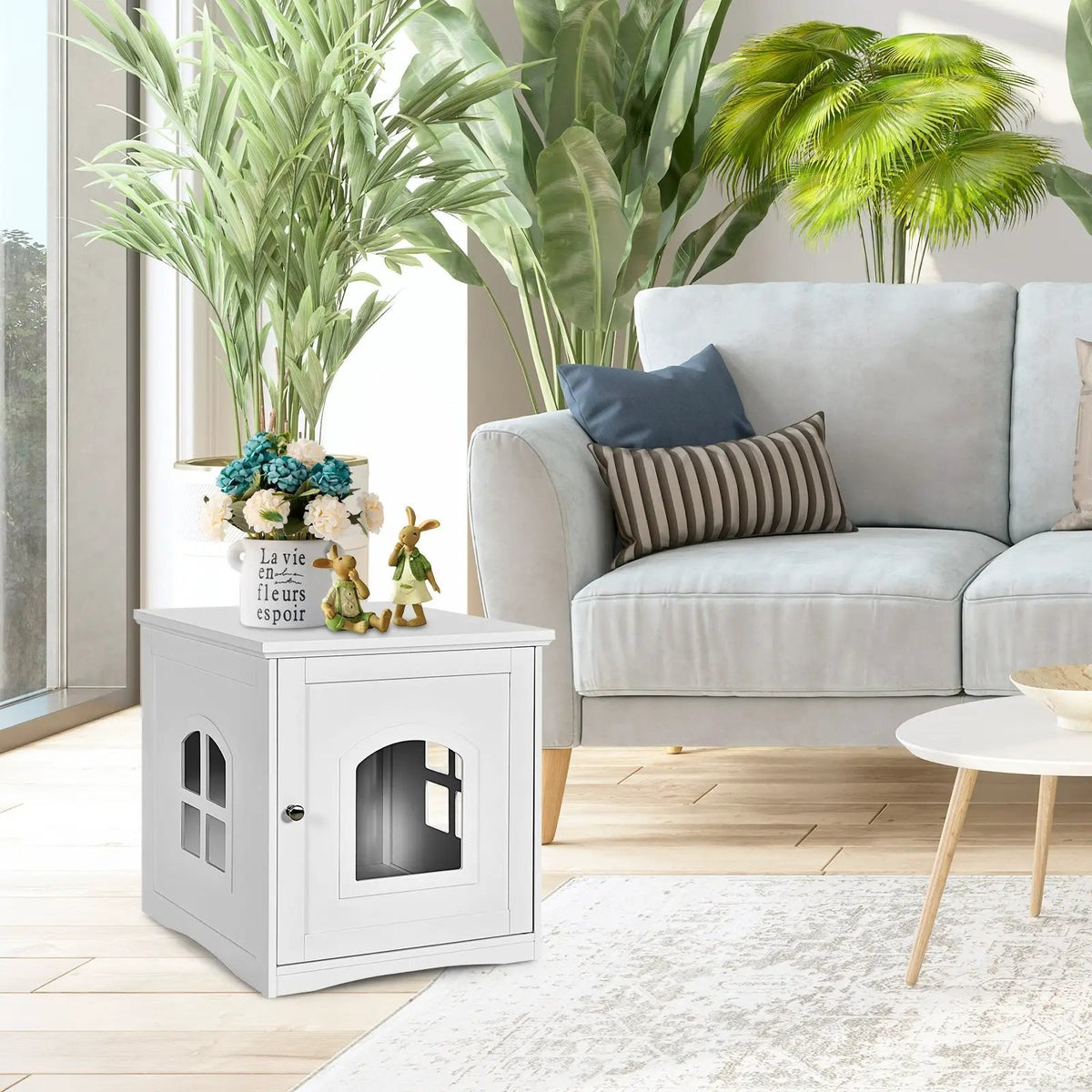 Side Table Nightstand Decorative Cat House, photo 13 of 16